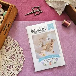 Embroidered Bunny Sewing Pattern