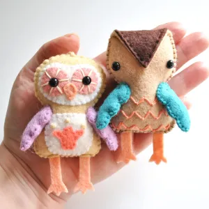 Owl Ornament Sewing Kit