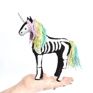 Skeleton Unicorn DIY Felt Craft Kit