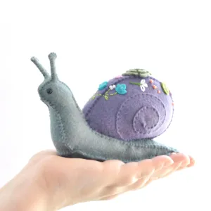 DIY Felt Snail Sewing Kit - Make Your Own Succulent Snail Plush